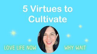 The 5 Virtues That Will Change Your Life Forever [upl. by Sleinad]