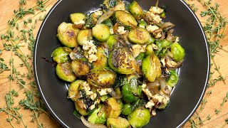 Brussel Sprouts w Pecorino and Thyme [upl. by Ailaro]