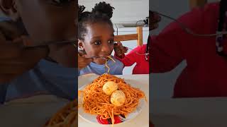 Watch my kids eating spaghetti [upl. by Wolcott]