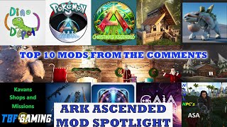 Your top 10 Mod suggestions Ark Ascended Mod Spotlight  Building storage weapons and dino mods [upl. by Anrym]