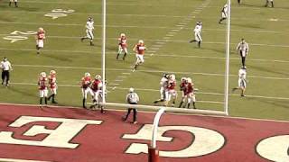 Nov 27 2010 WI Badgers Interception run back for touchdown video [upl. by Hittel]