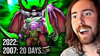 How ILLIDAN Fell in 2 HOURS in Classic TBC  Asmongold Reacts to WoW Classic Curios [upl. by Janina]