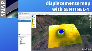 Sentinel1 displacements map in SNAP [upl. by Leahcimdivad]