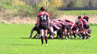 Meraloma Club 1st Division Women vs Ex Brits RFC April 2 2016 [upl. by Riordan]