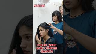 Navratri spacial hairstyle 😍 vlogs hairstyle [upl. by Stoat]