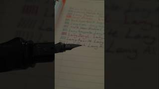 Lamy Black ink swatch Lamy Al Star fountainpen [upl. by Yreved]