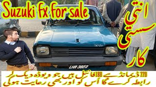 SUZUKI FX FOR SALE LOW PRICE CAR 1986MODELFX  fxforsale suzukifxforsale fx fxcar suzukilover [upl. by Simona]