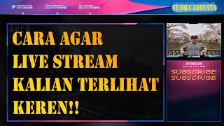 Cara Menambah Overlay di OBS untuk Live Streaming Youtube [upl. by Amisoc810]