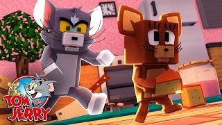 Minecraft TOM E JERRY  JERRY ROUBOU COMIDA 01 [upl. by Roswald]