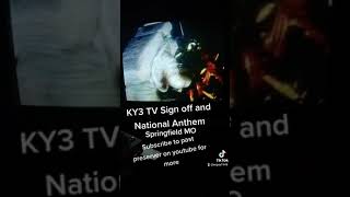 KY3 TV Sign off National Anthem and static Springfield MO vhs signoff beep [upl. by Yklam]