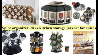 spice organizer ideas  kitchen storage jars set for spices  kitchen spice organizer Amazon India [upl. by Niklaus]