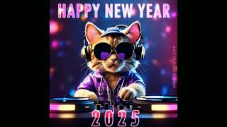 2025 Happy new year clock countdown fireworks Comic Funny video Gifs and Wallpapers [upl. by Orravan]