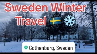 Sweden Winter  Gothenburg Travel  sweden youtubevideo winter travel trending viral vlog [upl. by Enirual257]