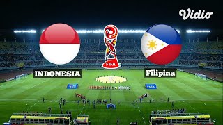 Indonesia vs Filipina  Goals amp Highlight 2023 [upl. by Esorlatsyrc]