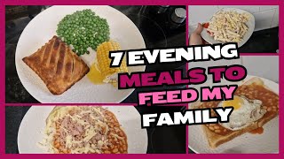 Meals of the Week  Feed My Family whatsfordinner [upl. by Narahs639]