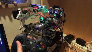 ラズパイで作るROS搭載ロボット：Joystickで遠隔操作してみようAI coordinator [upl. by Lehcnom]