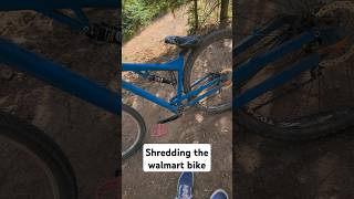 shredding the Walmart bike walmart biking mtb premium [upl. by Uriah]