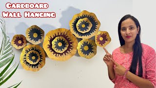 Easy amp Beautiful Wall Hanging From Paper  How to make Easy Wall Hanging from Waste Cardboard 😍 [upl. by Leavelle]