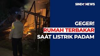 GEGER Rumah Ludes Terbakar saat Listrik Padam di Pidie Jaya Aceh  Sindo Sore 0709 [upl. by Notyalc]