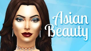 ASIAN BEAUTY  The Sims 4  Amie Orr  Create A Sim CAS [upl. by Launam667]