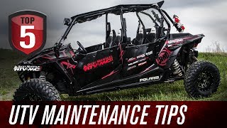 Top 5 UTV Maintenance Tips [upl. by Fagaly]