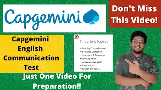 Capgemini English Communication Test Preparation in Just One Video 🔥🔥 [upl. by Nosaj]