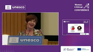 Amb Simona Miculescus speech at the UNESCO Women 4 Ethical Artificial Intelligence Conference 2024 [upl. by Roybn379]