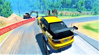 VOITURE QUI SAUTE LE PLUS LOIN  BEAMNG DRIVE JEU DE VOITURES  voitures Crashtest [upl. by Naened911]