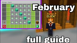 Bingo Guide for February 2024  Hypixel Skyblock [upl. by Teahan]