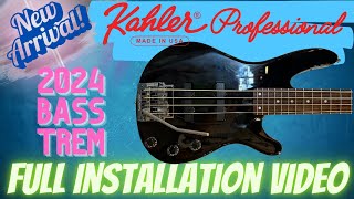 New 2024 Kahler Bass Trem Full Installation [upl. by Rue810]