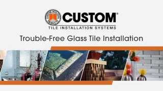 Glass Tile Installation Tips How to Install Glass Tile [upl. by Hanoj]