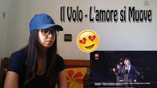 Il Volo  Lamore Si Muove LIVE  REACTION [upl. by Nohsar903]