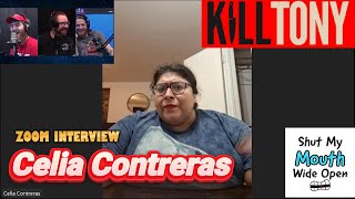 Celia Contreras Kill Tony Zoom Interview [upl. by Ehcsrop]