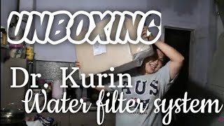 UNBOXING AND INSTALLATION OF DR KURIN WATER FILTER SYSTEM [upl. by Strep807]