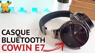 LE CASQUE BLUETOOTH PARFAIT à PETIT PRIX  🎧  COWIN E7 [upl. by Eramal141]