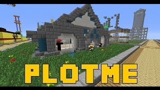 Minecraft PlotMe Kullanımı Sınırsız Arsa TR [upl. by Diella]