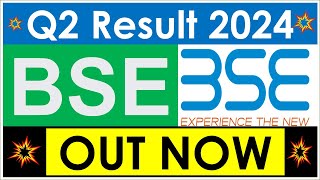 BSE Q2 results 2024  BSE results today  BSE Share News  BSE Share latest news today [upl. by Efron]