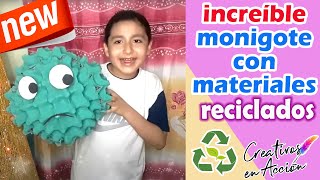 MONIGOTE Como Hacer un AÑO VIEJO Monigote 👴✋🏻 en 1 Minuto 🕐 ♻️ 🎆 [upl. by Brnaba]