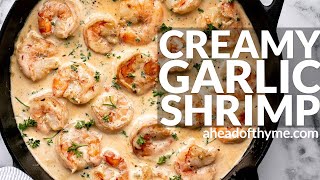 Creamy Garlic Shrimp [upl. by Ddot]