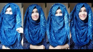 My Everyday Hijab and Niqab Tutorial with full coverage  Noshin Nower❤ [upl. by Vasilis]