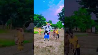 Dhinka chika Dhinka chika 🐄🐄🐄🐄🐄 cute funny comedy 🐄🐄🐄 short viral 😆😆😆 video [upl. by Enait959]