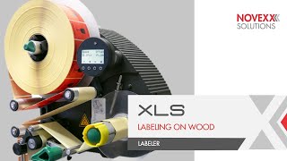 XLS Labeler  Labeling on wood I NOVEXX Solutions [upl. by Shaum967]