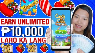 EARN UNLIMITED P10000 GCASH LARO LANG LIKE CANDY CRUSH [upl. by Sherer]