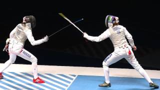 World Team Fencing Championships 2016 Rio  Womens Foil Gold match ITA vs RUS [upl. by Armillas]