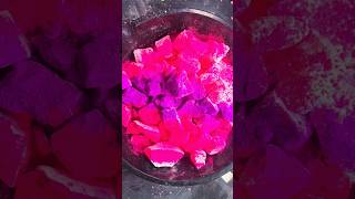 Ader With Holi Powder Series Part44 Crush By asmrcloud oddlysatisfying holipowdergymchalk [upl. by Pitarys]