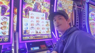 Massive Wins On The Buffalo Chief Slot Machine At Coushatta Casino Resort [upl. by Ahsauqal843]