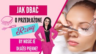 Odc 3 Ninja Beauty quotJak dbać o przedłużone rzęsy żeby dłużej wyglądały piękniequot Czym myć rzęsy [upl. by Shuma411]