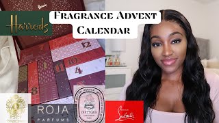 HARRODS 12 Days Of Fragrance Advent Calendar Unboxing  Part 1 of 3 [upl. by Airdnaid]