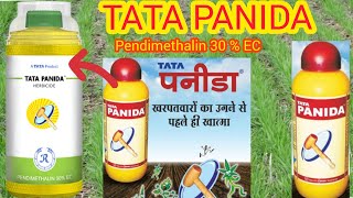 टाटा पनीडा।। TATA PANIDA।। HERBICIDE।। Pendimethalin 30  EC पूरी जानकारी इस वीडियो मे [upl. by Samal]