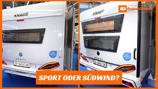 Südwind oder Sport Der Knaus 540 FDK WohnwagenVergleich  Modell 2022  Caravan Salon 2021 [upl. by Iew]